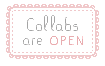 FREE Status stamp: Collabs are open