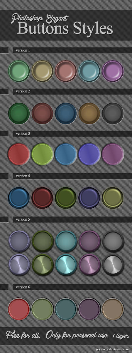Elegant Buttons Styles by IvaxXx on DeviantArt