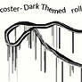 a dark Rollar Coaster