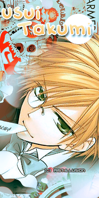 Usui Takumi PSD Coloring