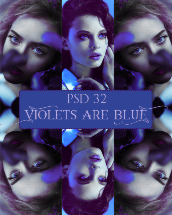 PSD 32 - Violets Are Blue