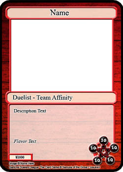 SDLTCG Duelist redesign