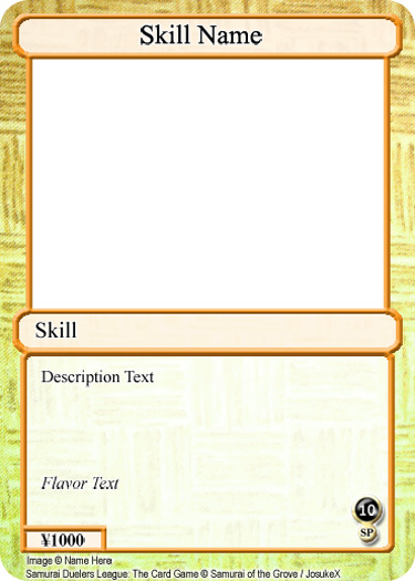 SDLTCG Skill redesign