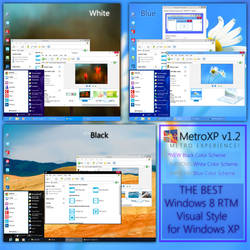 MetroXP v1.2 (Windows 8 RTM Visual Style for XP)