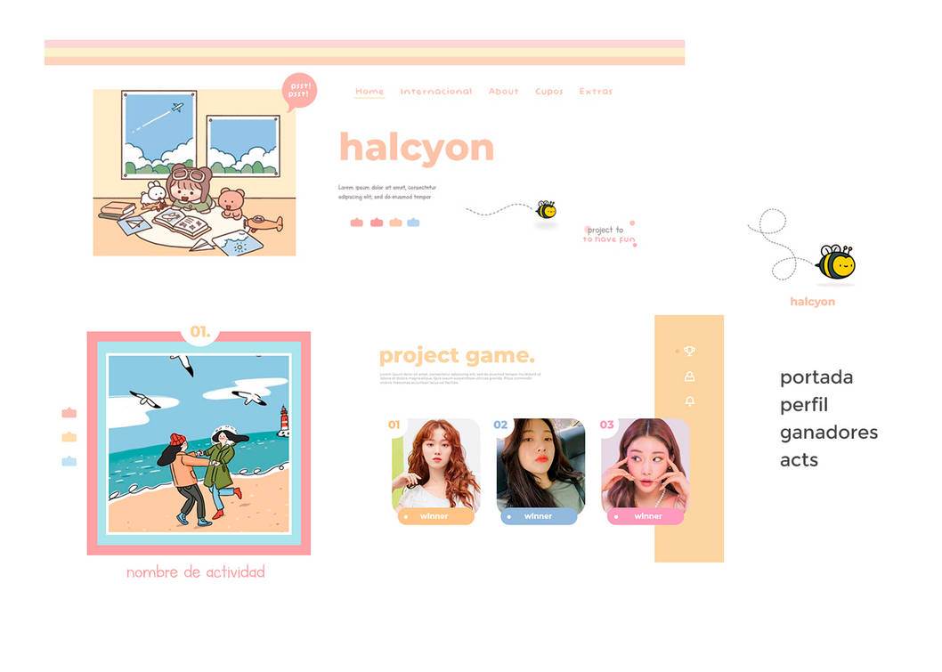 #005 Pack project/4 templates by xfroggie on DeviantArt