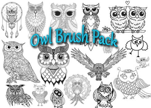 Owl Brushes By Sancha310sp