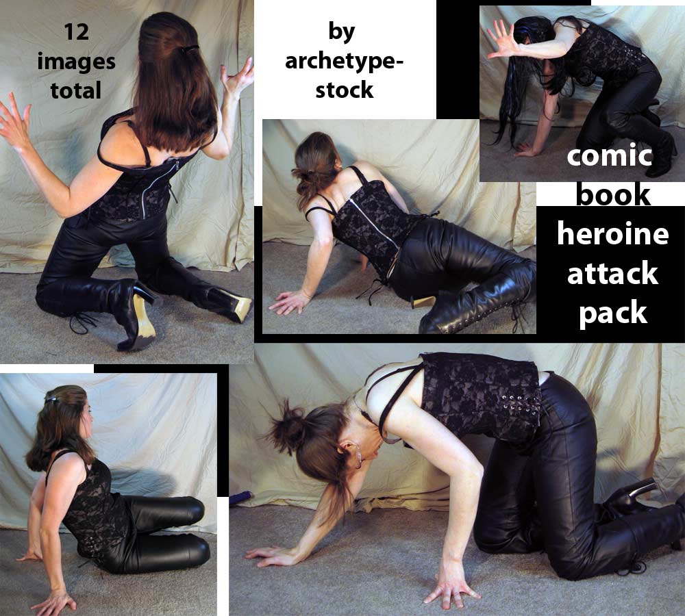 Comic Book Heroine Attack Pack