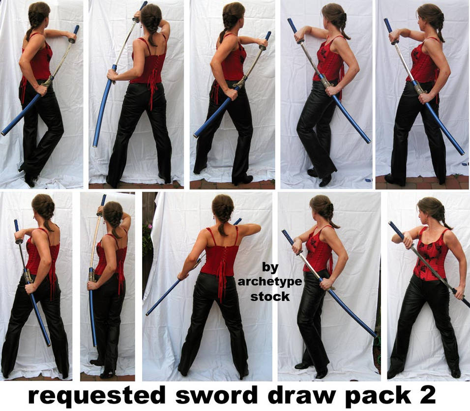 Requested Sword Draw Pack 2 by archetypestock on DeviantArt