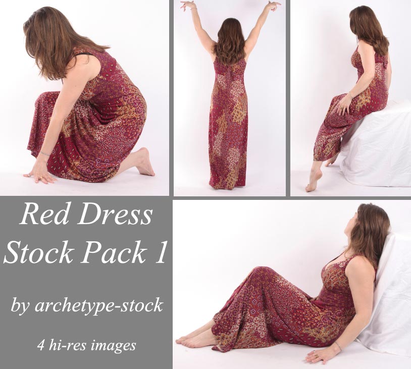 Red Dress Stock Pack 1 by archetype-stock on DeviantArt