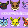 Eeveelution Icons