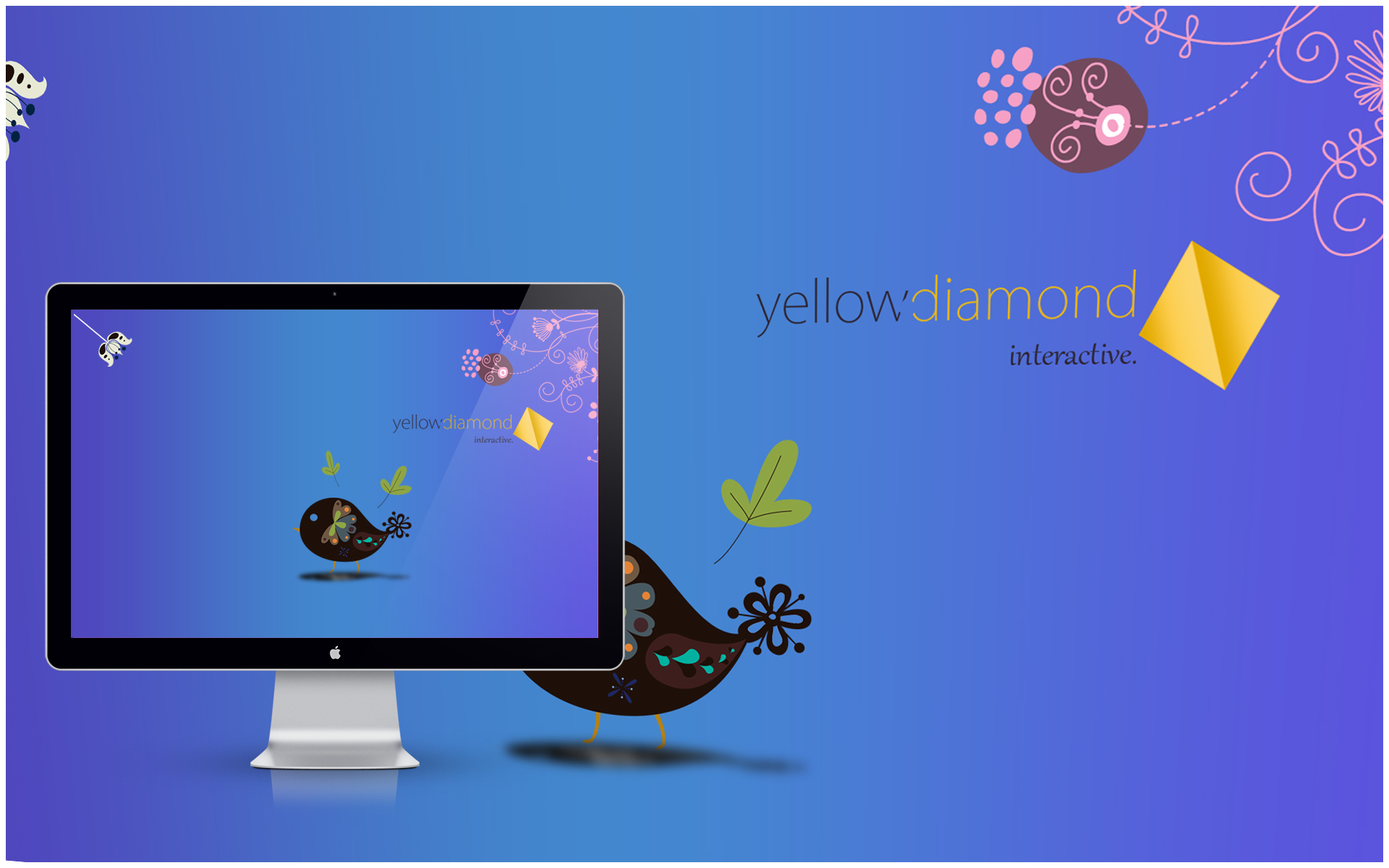 YellowDiamondInteractive wall