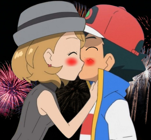 Ash x Serena: A Date and Fireworks by AlexJirachiDX on DeviantArt