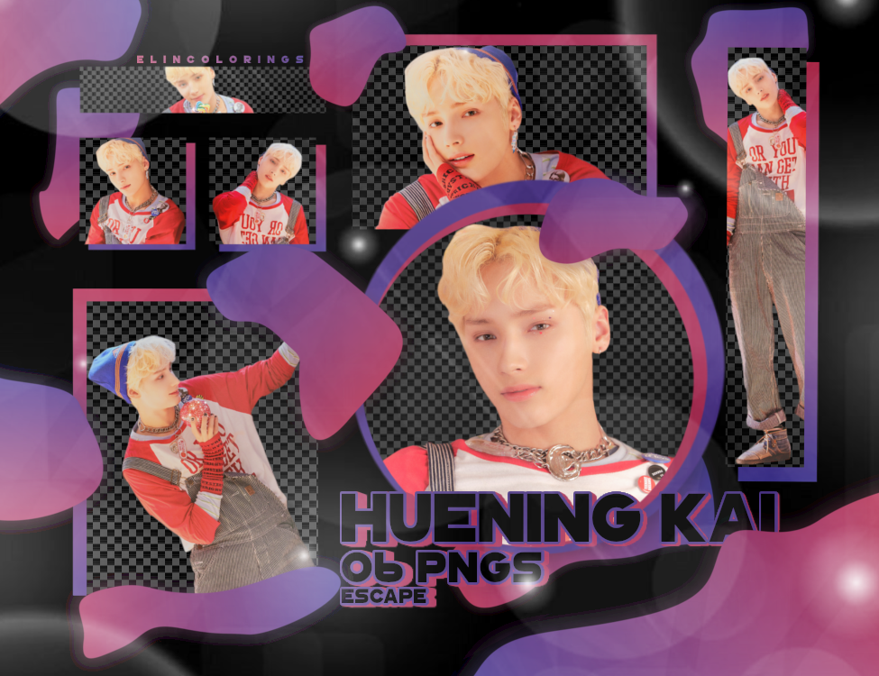 Huening Kai TXT ESCAPE PNG PACK #217 by elincolorings on DeviantArt