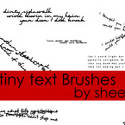 Tiny Text Brushes 2