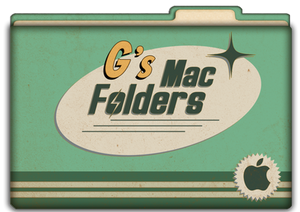 Retro Mac Folders - Complete Set of Mint Folders.