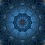 Blue Flower Mandala