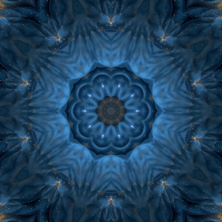 Blue Flower Mandala by ArtBIT on DeviantArt