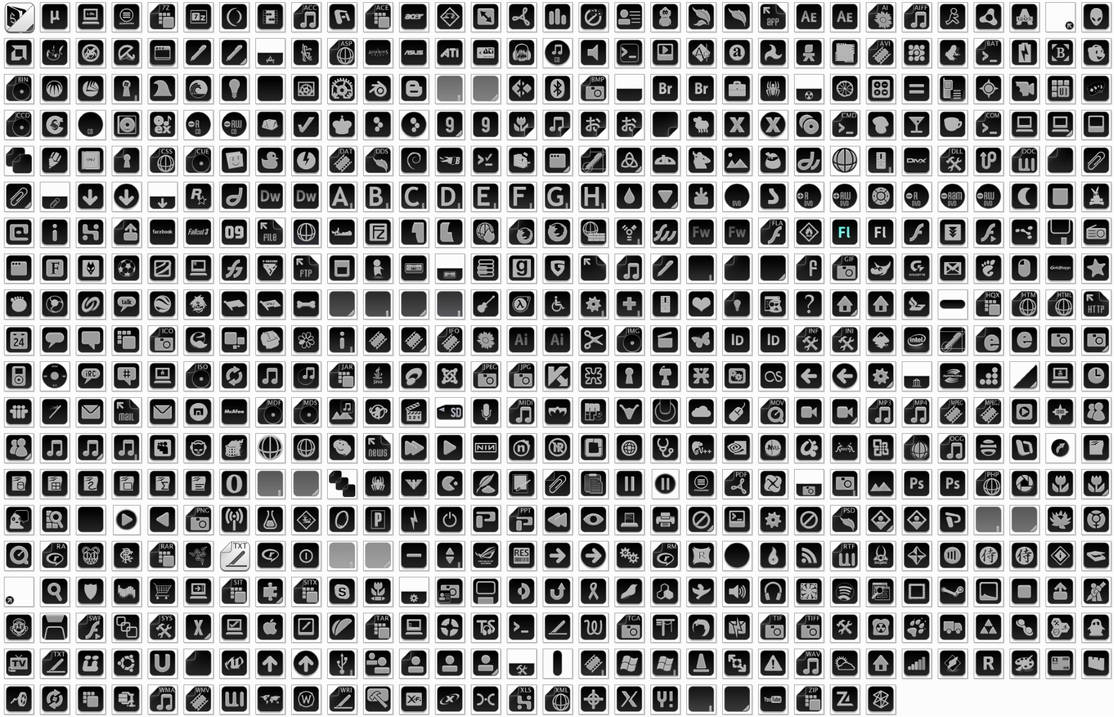Albook extended dark 811 icons by StopDreaming on DeviantArt