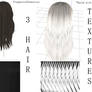 3 Hair textures [READ DESCRIPTION]