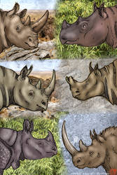F2U Rhinoceros Headshot Lines