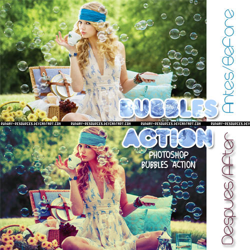 'BUBBLES' Photoshop Action by runway-resources on DeviantArt