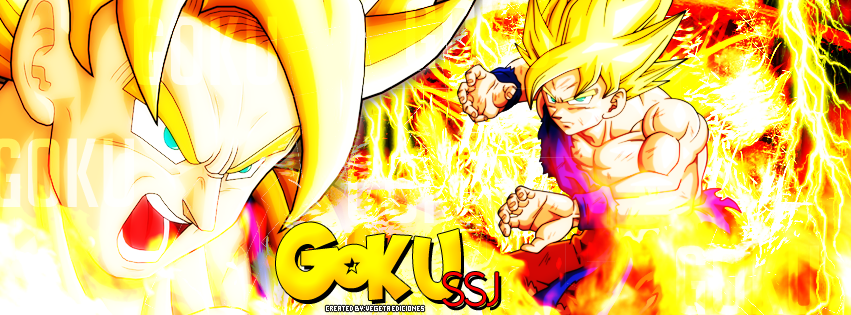 PSD de Portada de Goku ssj by Vegeta-Ediciones9 on DeviantArt