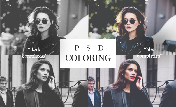 PSD COLORING #1 | blue/dark complexes