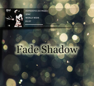 Fade Shadow For Cd Art Display