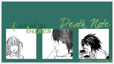 Death Note Bases - 20 by crossing-it on DeviantArt