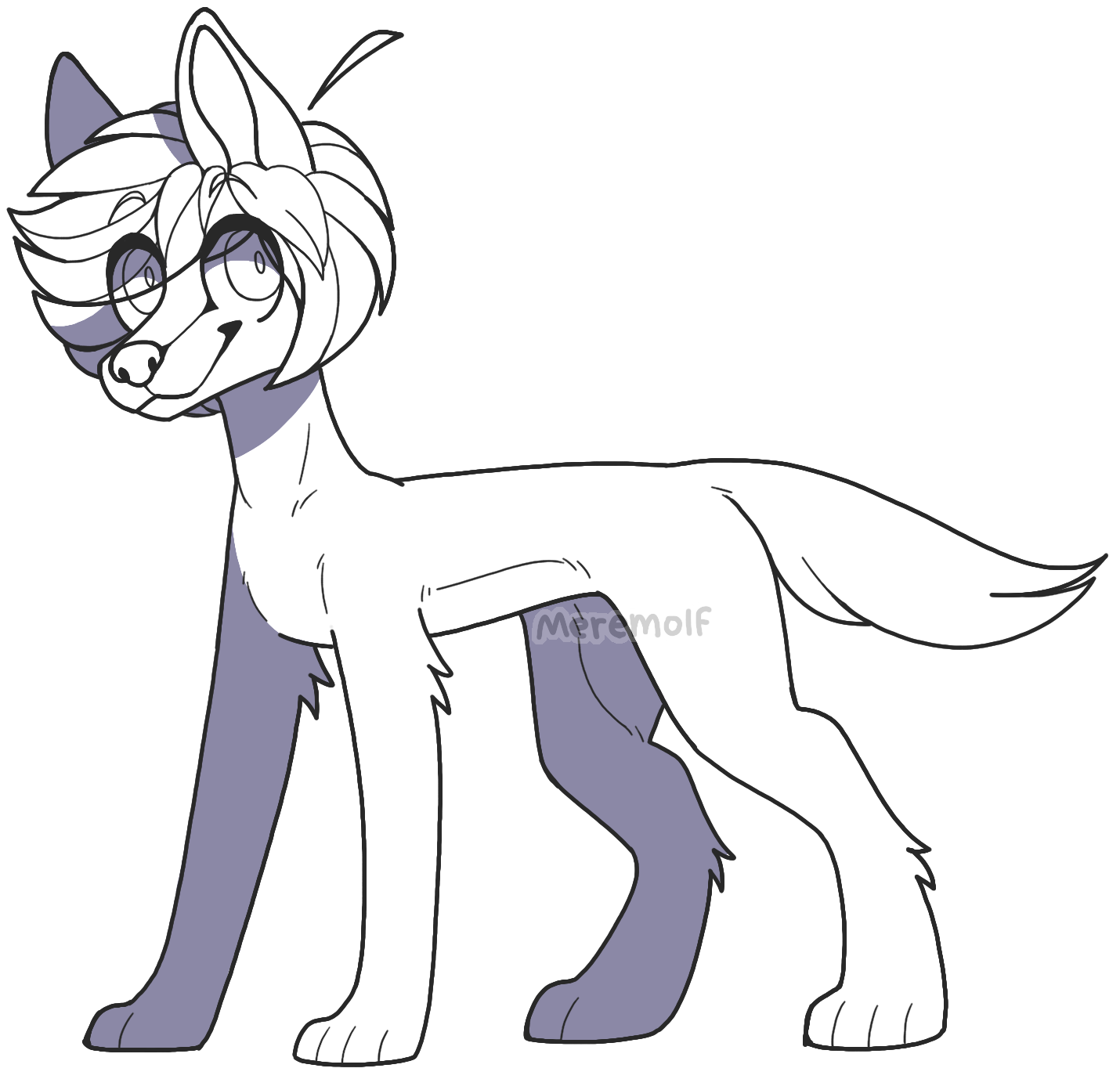 Free To Use Dog Base by meremolf on DeviantArt