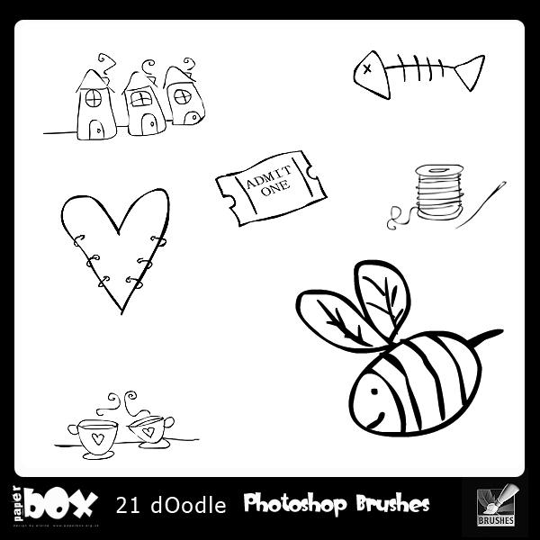 Ppaerfairys doodle brushes 3 by paperfairys on DeviantArt