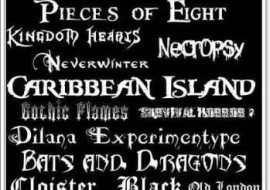 Gothic Fonts