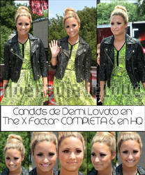 Candids de Demi Lovato en X Factor