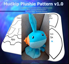 Mudkip Plushie Pattern v1.0