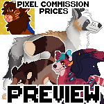 Pixel Commission Menu: OPEN by Yellow-K9