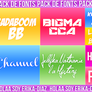 +Pack De Fonts