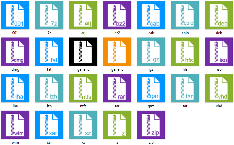 Metro Compress Icons