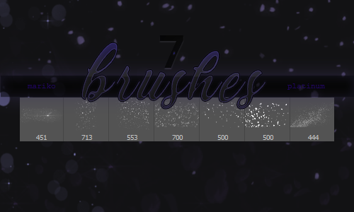 7 Dust Brushes set by MarikoPt on DeviantArt