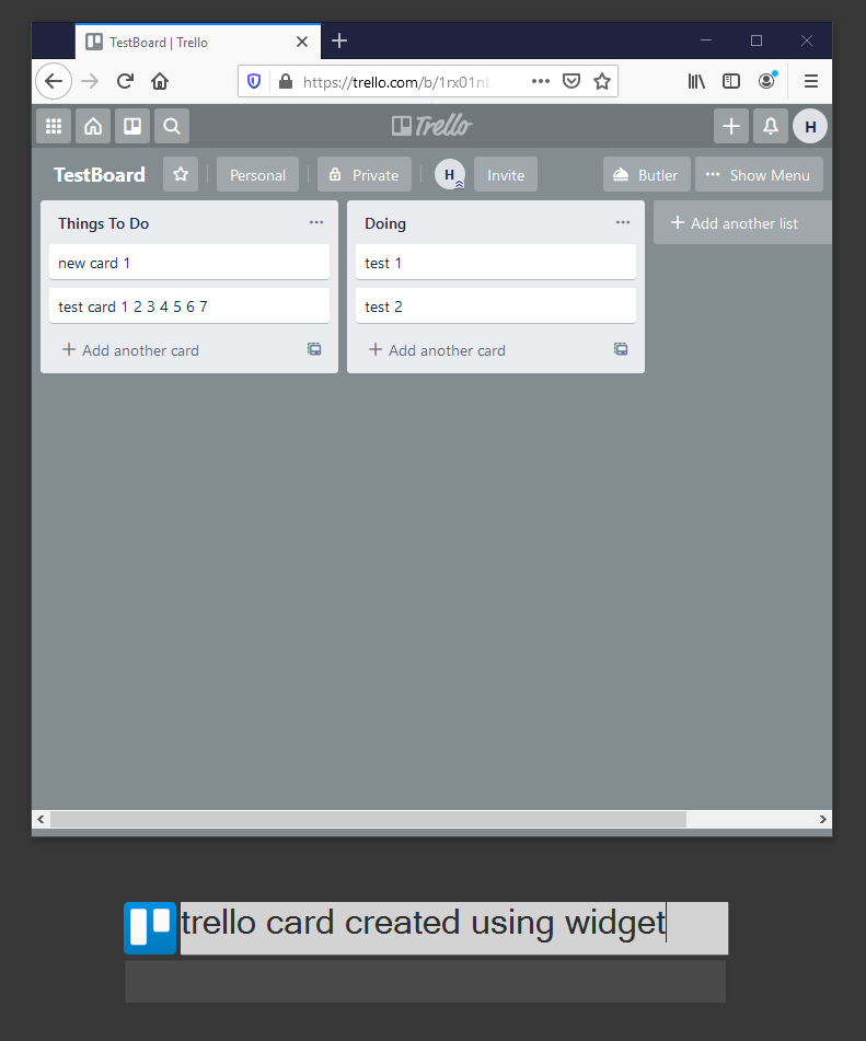 Trello Minimal Dark Theme