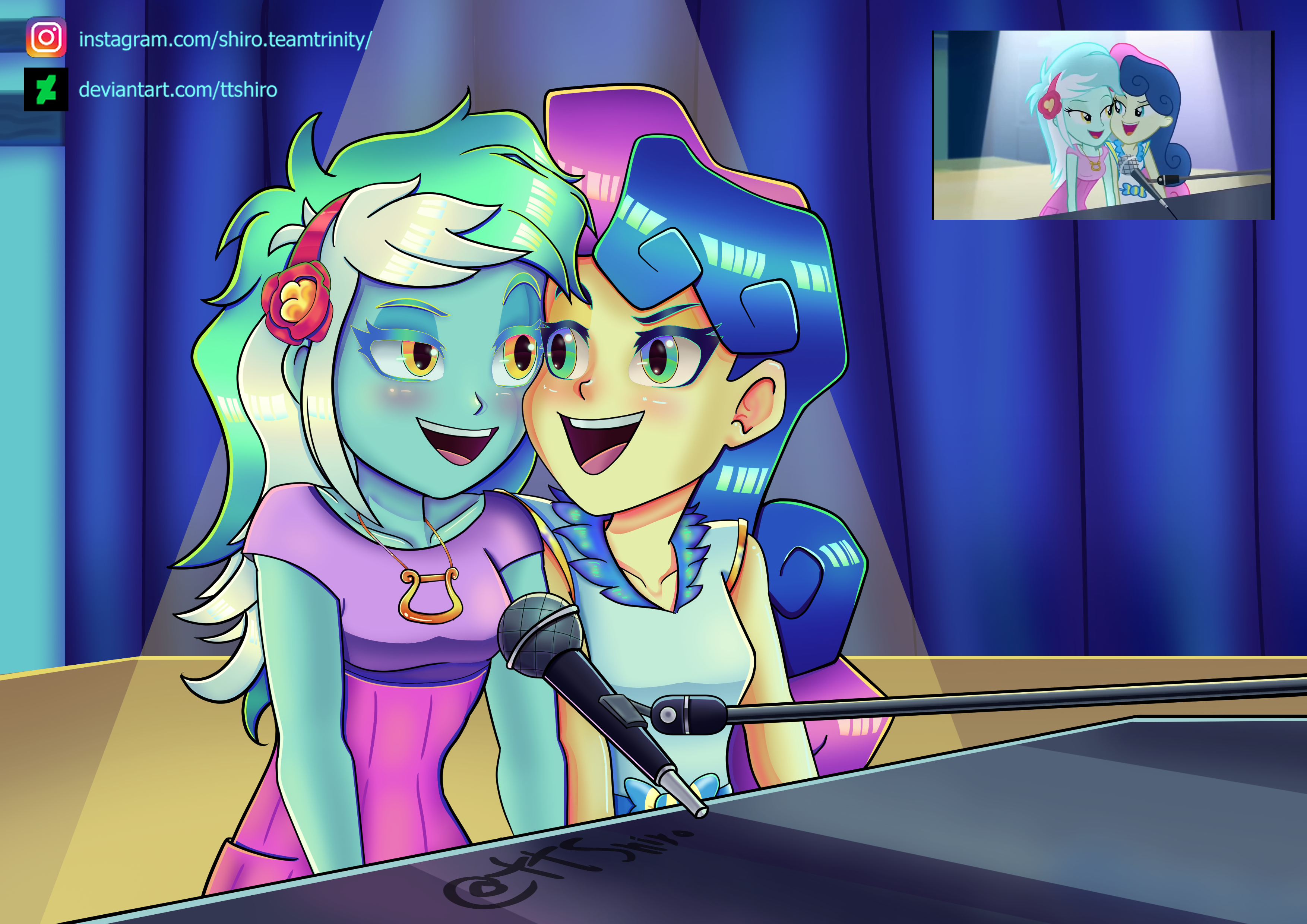 Bon Bon x Lyra (Equestria Girls 2) by TTShiro on DeviantArt