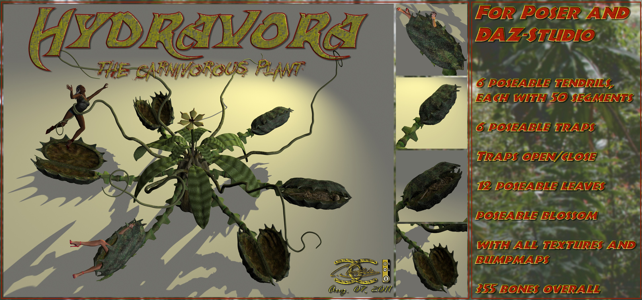 Carnivorous Plant for Poser