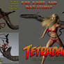 Tetradactylus for Poser and DS