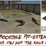 Crocodile Pit-Extension as OBJ for The Kings Pass