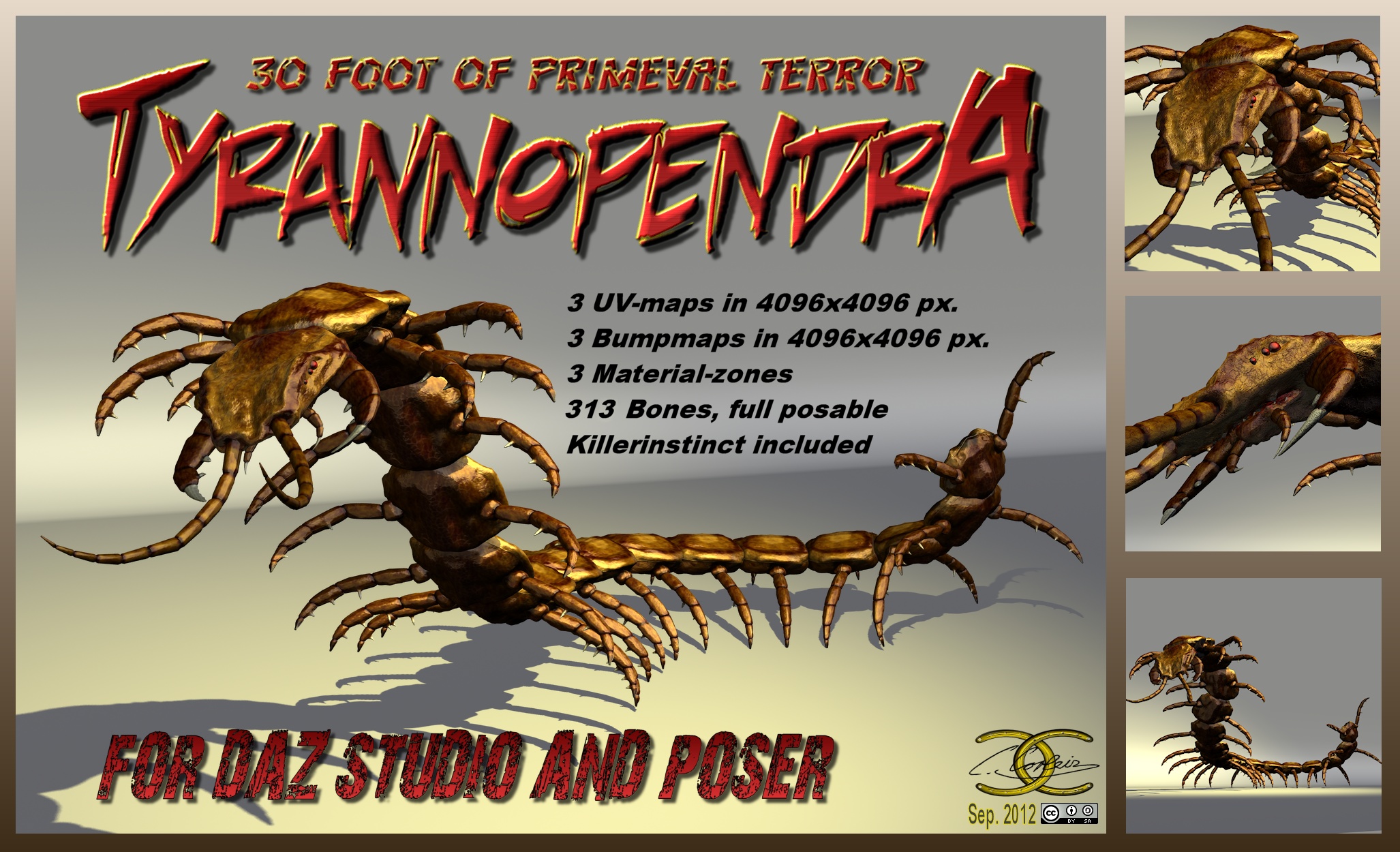 Tyrannopendra for DAZ-Studio and Poser