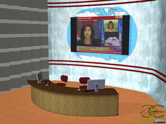 TV-Studio/Newsroom as OBJ