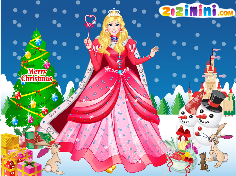 Christmas Princess Dress Up