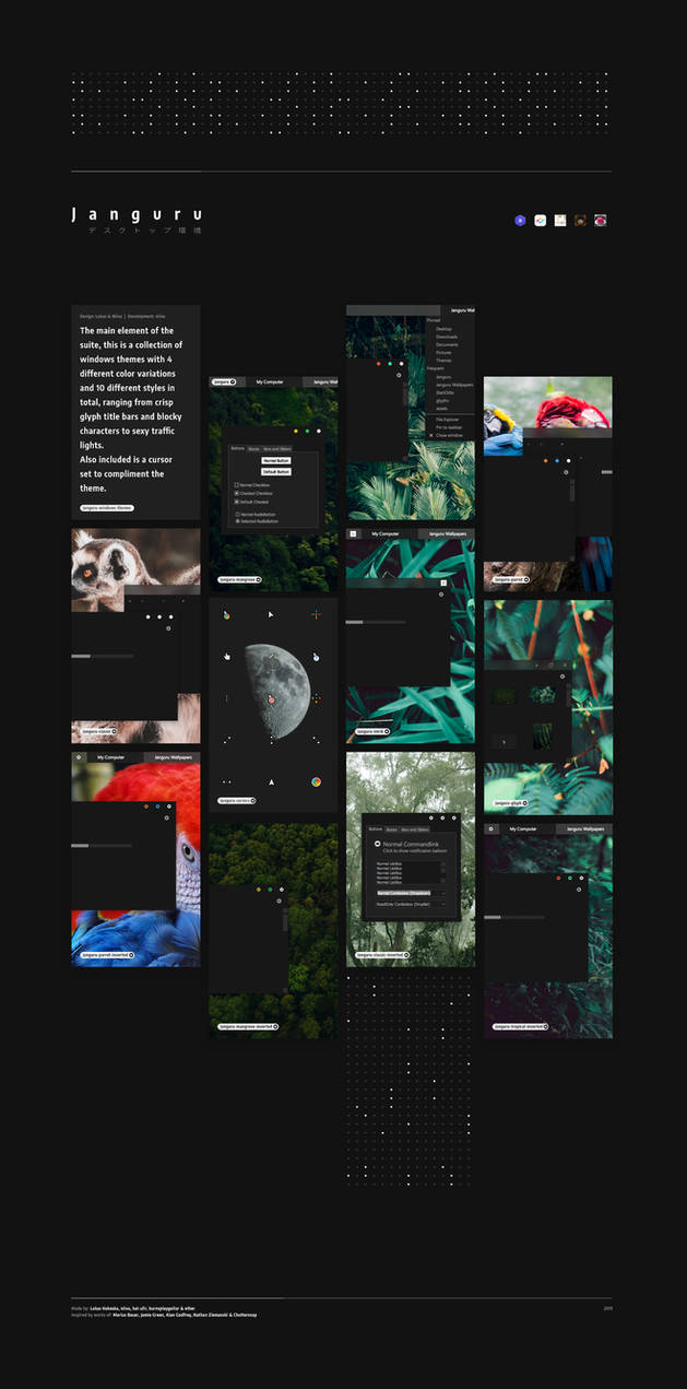 Janguru Theme for Windows 10 by niivu