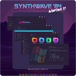 SynthWave '84 for Windows 11 by niivu