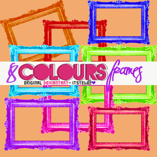 COLOURS FRAMES by itstew on DeviantArt