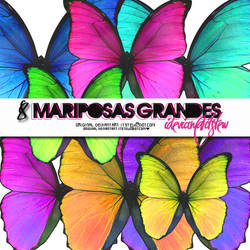 Mariposas grandes para blends